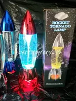 Настольная светодиодная лампа ночник красный с синим Торнадо 35 см Работает от батареек а также от usb выхода Лампа Торнадо – это очень красивый декоративный светильник! Прекрасный вихрь меняет