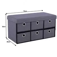  Табурет с местом для хранения и 6 ящиками LUMO Chakana savdo
