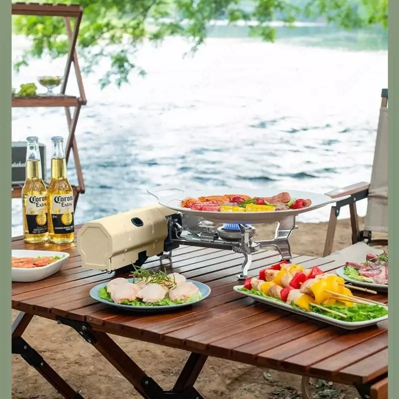 Газовая плита для кемпинга портативная складная