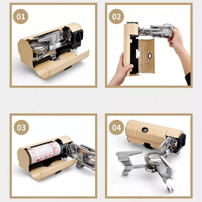  Газовая плита для кемпинга портативная складная - 