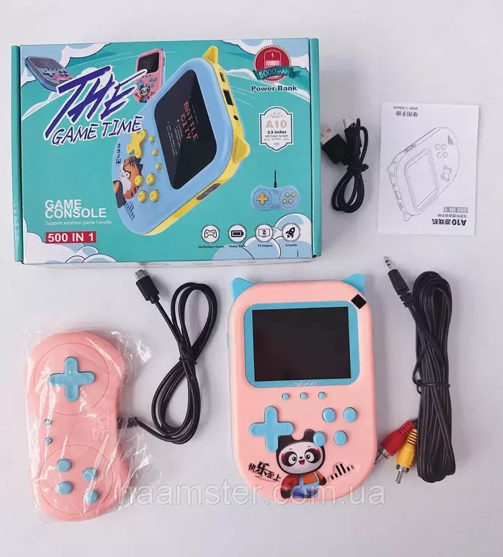 Портативная игровая мини консоль А10 + повербанк 5000mAh