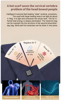 Электрический горячий шарф - 200 000 сум / шт.