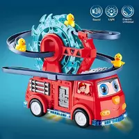 МУЗЫКАЛЬНАЯ ИГРУШКА «2в1» «Пожарная машина + Утята на горке - 185 000 сум