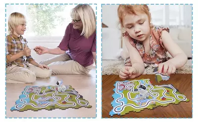 Hiitytin детский игровой набор-головоломка с транспортными средствами - ЯТТ "Домашний Уголок"