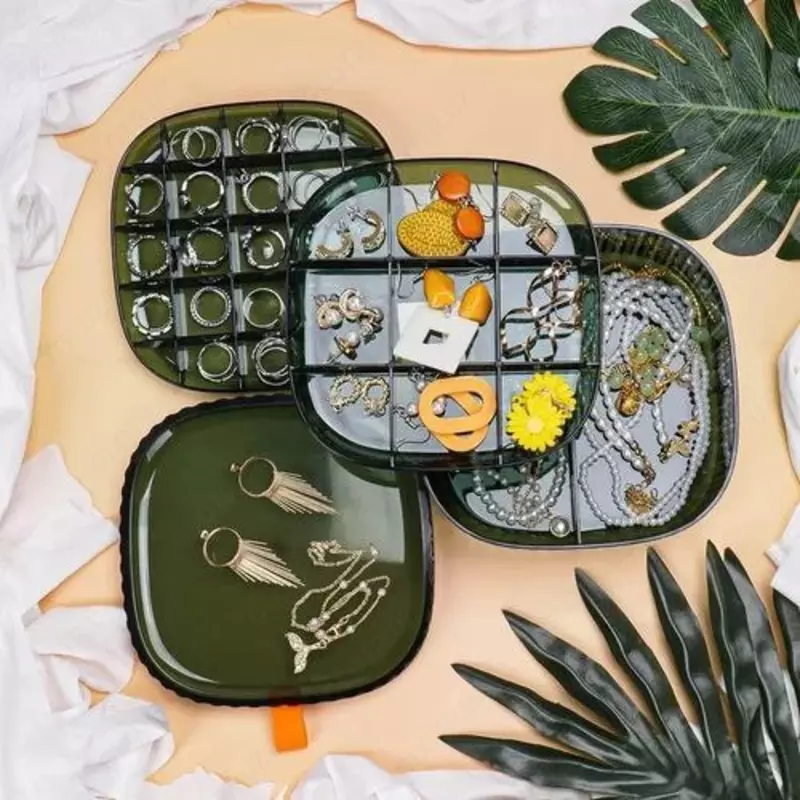 Трехслойный органайзер для  украшений