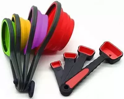 Набор силиконовых мерных ложек Silicone Measuring Cuo Set