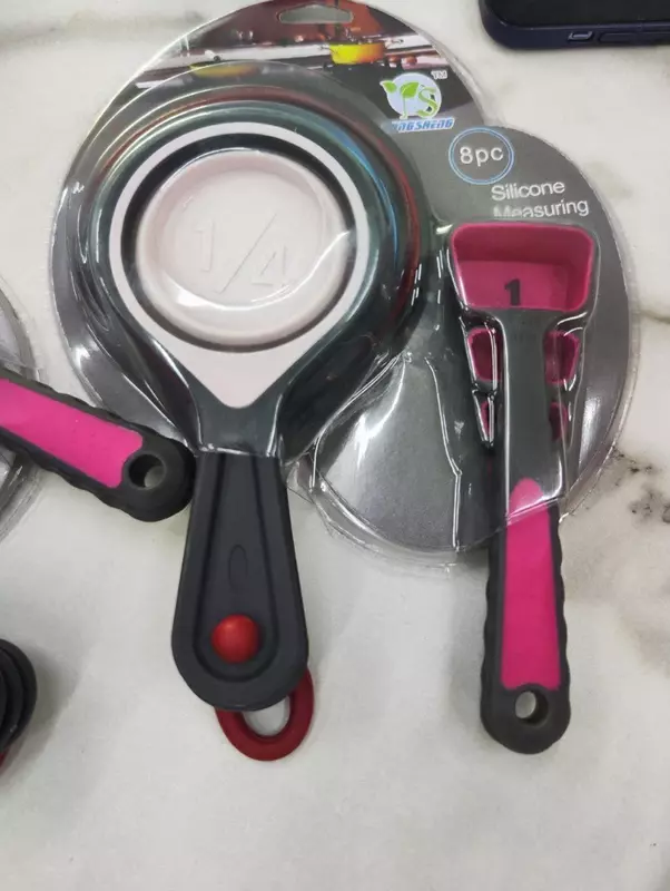 Набор силиконовых мерных ложек Silicone Measuring Cuo Set Только в розницу