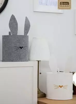 Органайзер для хранения СЕРЫЙ ЗАЯЦ из коллекции FUNNY - ЯТТ "Домашний Уголок"