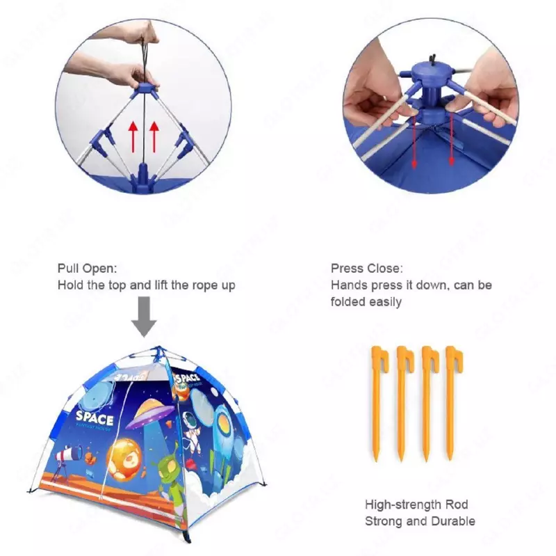 домик игровой 120х130х130