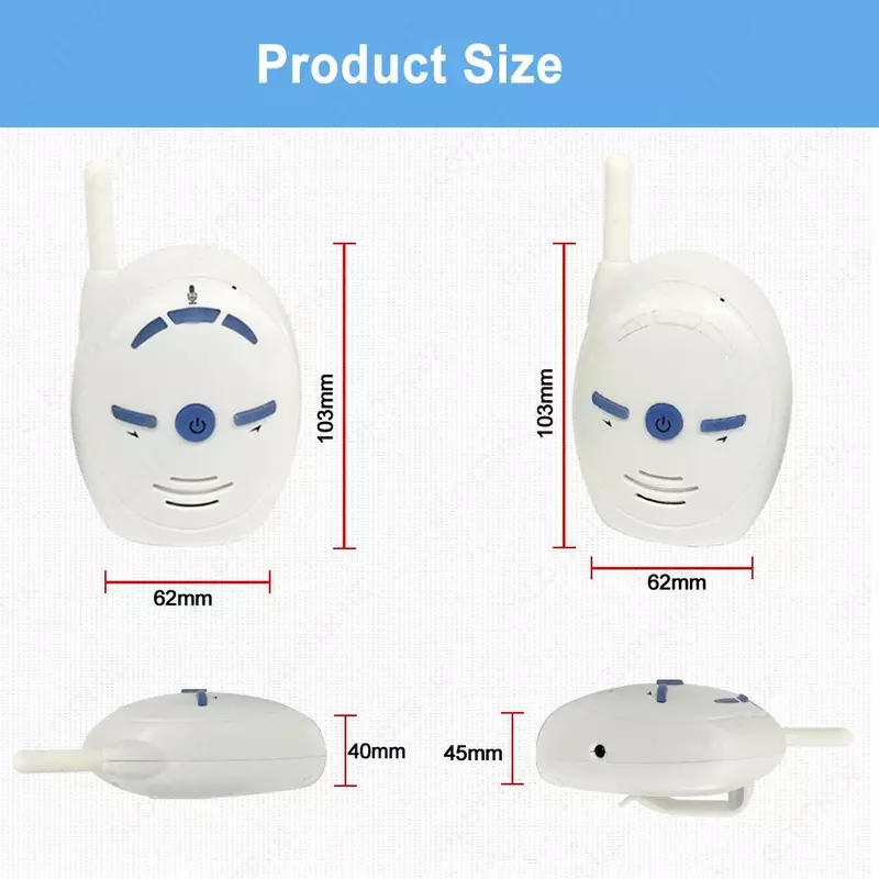 2.4G Беспроводная аудионяня