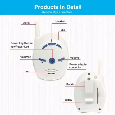 2.4G Беспроводная аудионяня ЯТТ "Домашний Уголок"