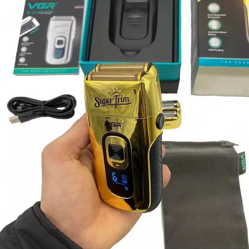  Профессиональная электробритва шейвер для бороды VGR V-332 - Домашний Уголок