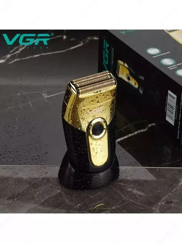 Электробритва для бритья головы/Аккумуляторная/Мужская/Роторная VGR V-383