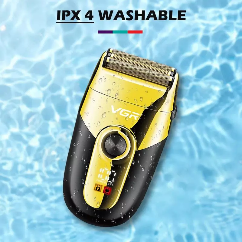   Электробритва для бритья головы/Аккумуляторная/Мужская/Роторная VGR V-383