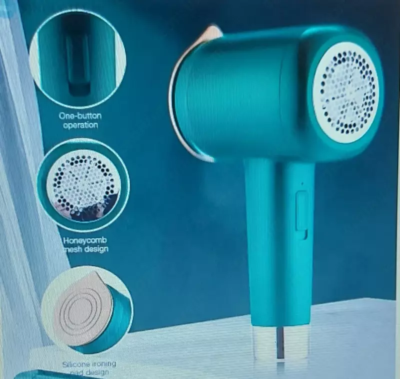  Домашний Уголок - Дорожный компактный утюг и машинка для удаления катышек 2в1