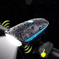 Велосипедный свет с рогом