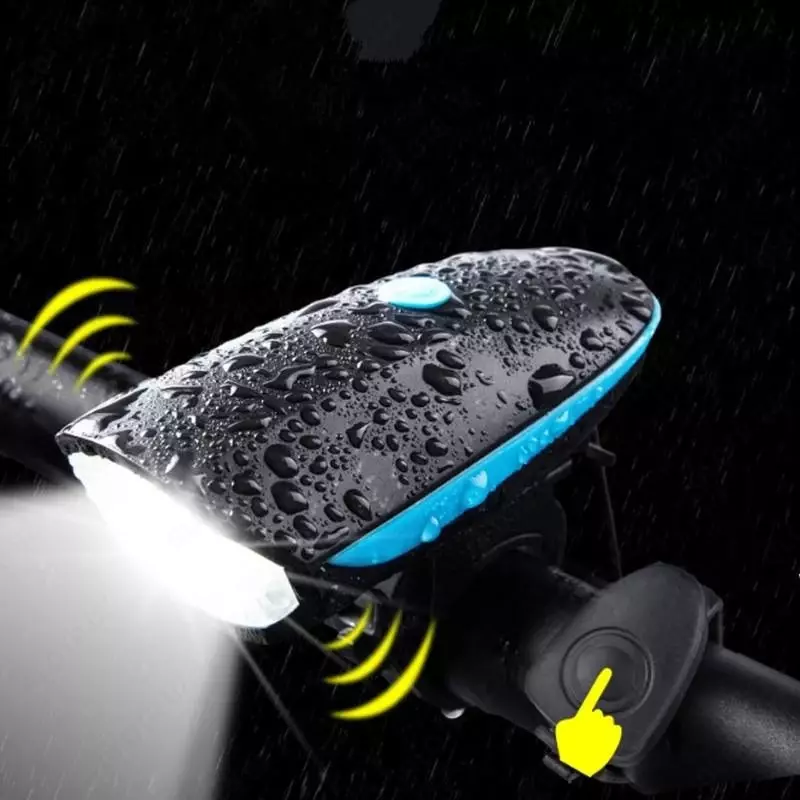 Велосипедный свет с рогом