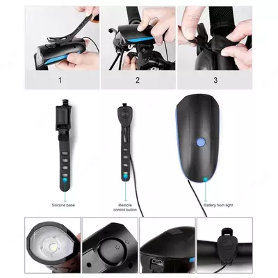 70 000 сум / шт. Велосипедный свет с рогом