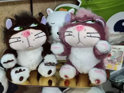 Мягкая игрушка брелок подвеска на рюкзак Кот Люцифер из Золушки