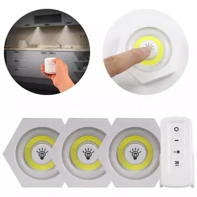 Светильник LED light with Remote Control set (LED ламп с пультом и таймером отключения)