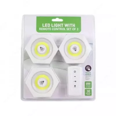 Светильник LED light with Remote Control set (LED ламп с пультом и таймером отключения) - 110 000 сум / шт.