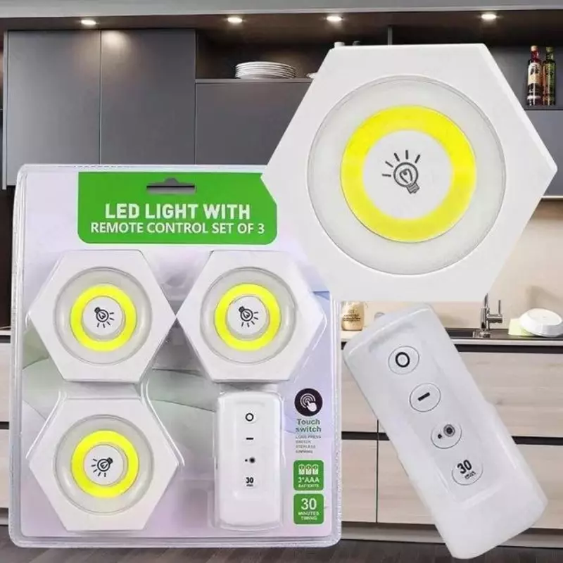 110 000 so'm Светильник LED light with Remote Control set (LED ламп с пультом и таймером отключения)