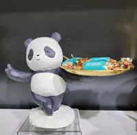 ЯТТ "Домашний Уголок" - Статуя панды с подносом для декора