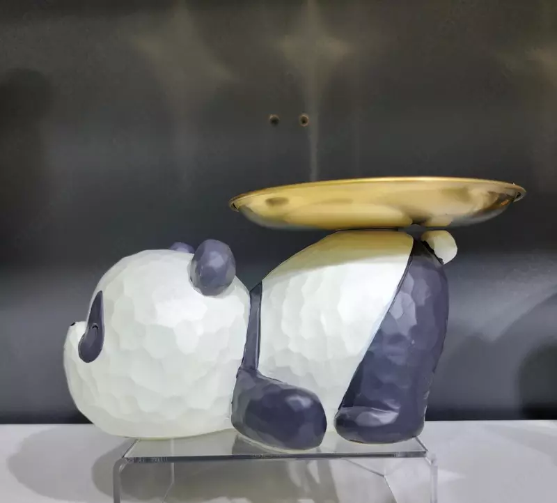 Статуя панды с подносом для декора - ЯТТ "Домашний Уголок"