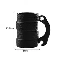  Керамическая кружка для кофе с шинами - 