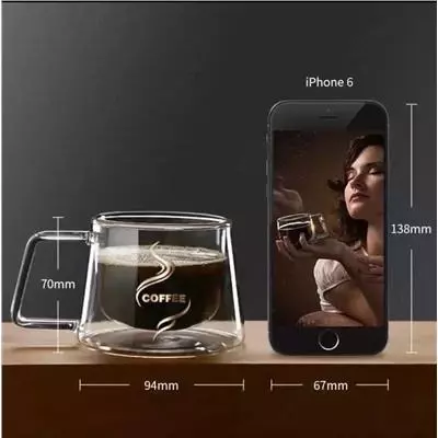 Кружка с двойными стенками