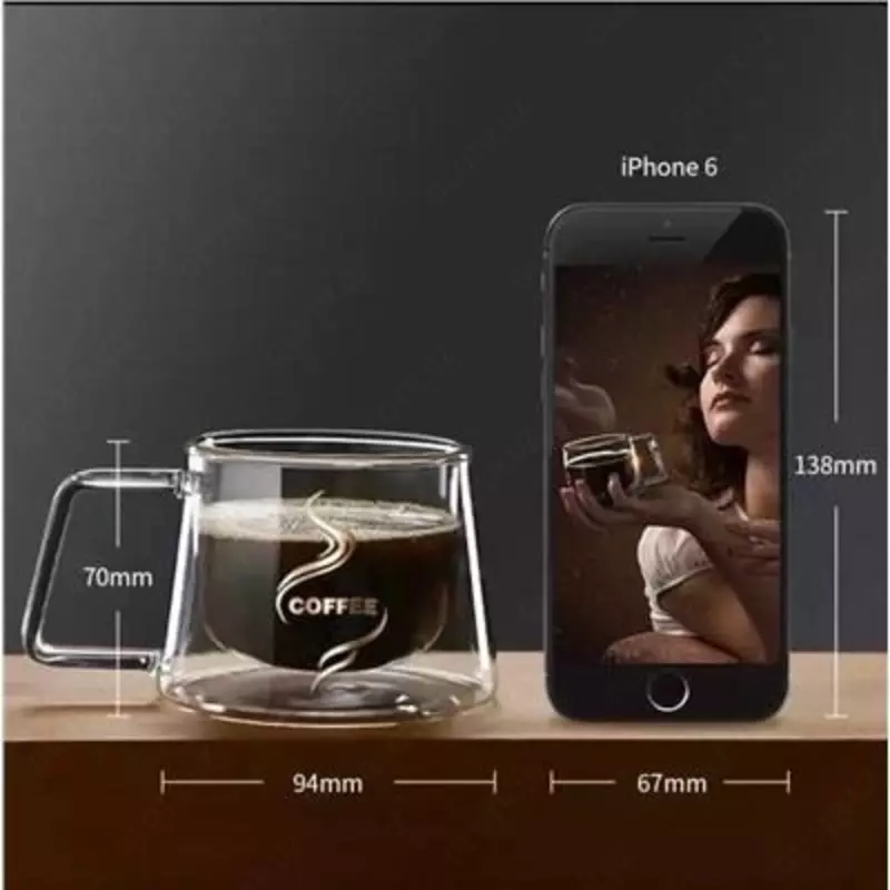 Кружка с двойными стенками