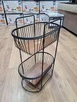 Двухъярусная этажерка для фруктов  овощей и т.д.