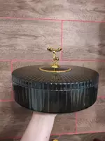  Пластиковая менажница с крышкой для сервировки  - Домашний Уголок