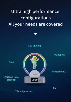 Портативный Bluetooth-динамик со светодиодной подсветкой - 400 000 сум / шт.