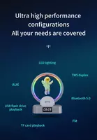 Портативный Bluetooth-динамик со светодиодной подсветкой - 400 000 сум