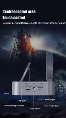 Портативный Bluetooth-динамик со светодиодной подсветкой Только в розницу