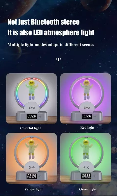 Портативный Bluetooth-динамик со светодиодной подсветкой