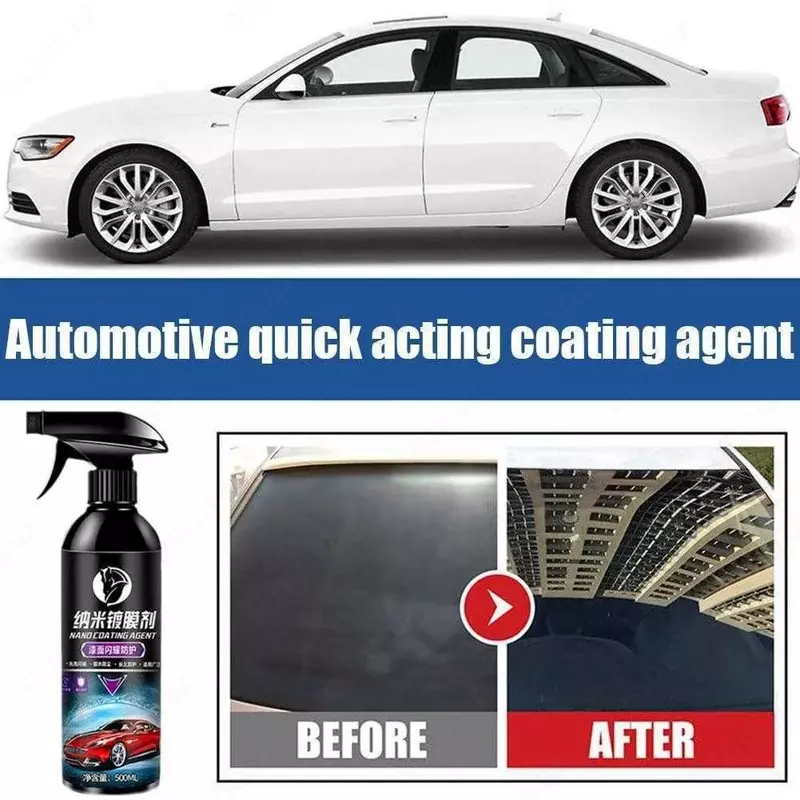 Керамическое автомобильное покрытие, 500 мл, 9H, наножидкое стекло