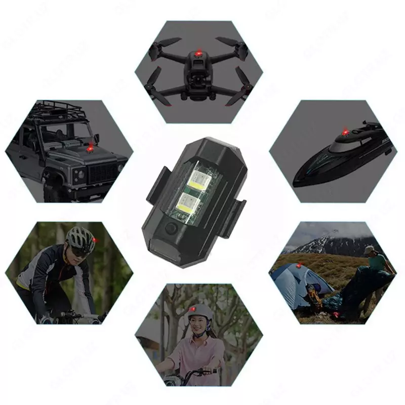  Led signal - задний фонарь для мотоцикла  велосипеда  регулируемый  три цвета  противотуманный фонарь  безопасный - 