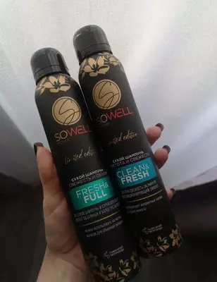 Косметика для экспресс-очищения - сухой шампунь Fresh & Full от бренда Sowell