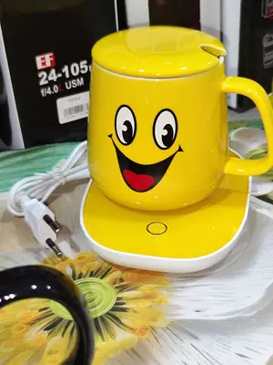 Керамическая чашка 55 градусов, умная кружка с подогревом