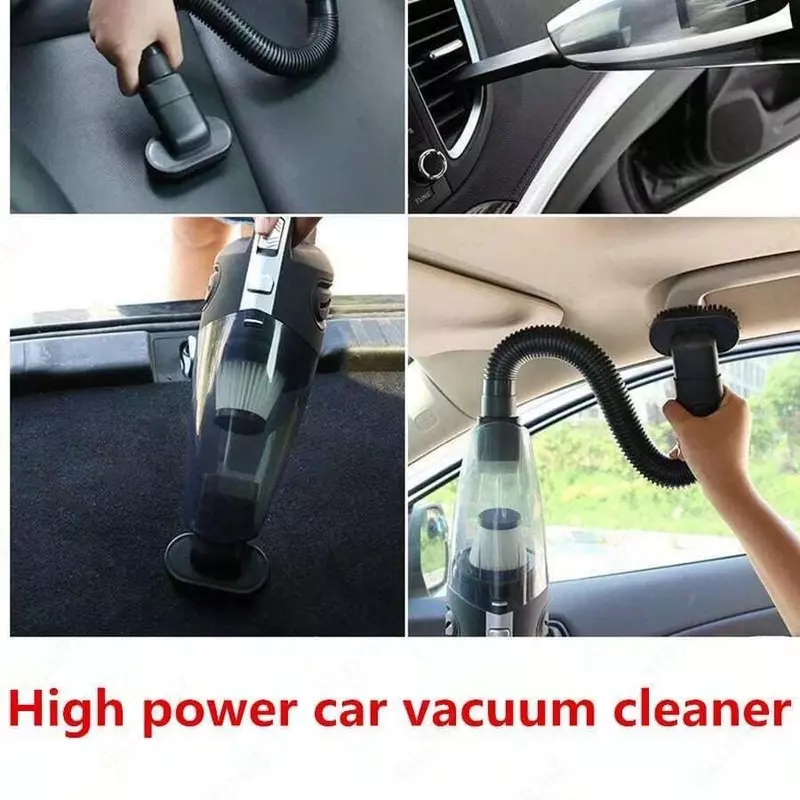 Автомобильный пылесос со встроенным аккумулятором емкостью 3500 мАч