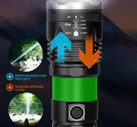  Мощный ручной фонарь HB P18 с телескопическим зумом - Домашний Уголок