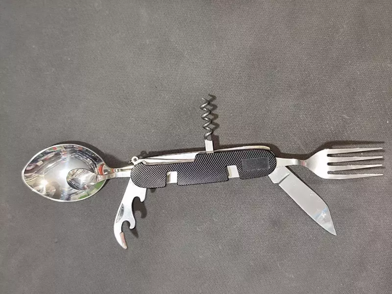 Мультиинструмент ложка-вилка A107LX черный