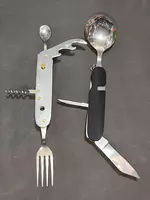  Мультиинструмент ложка-вилка A107LX черный - 