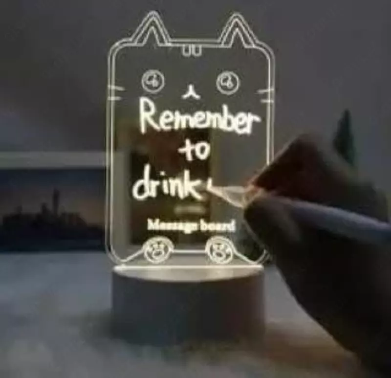 Светодиодный ночник с маркером котик