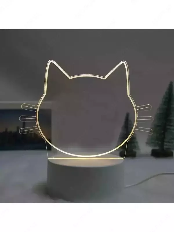 Светодиодный ночник с маркером котик