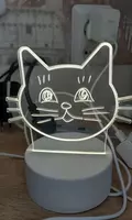 Светодиодный ночник с маркером котик - ЯТТ "Домашний Уголок"