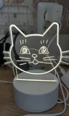 Светодиодный ночник с маркером котик - ЯТТ "Домашний Уголок"