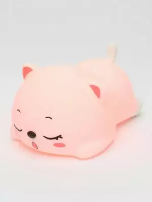 160 000 сум / шт. Ночник-светильник силиконовый на аккумуляторе с разными цветами подсветки Котенок «T-s»